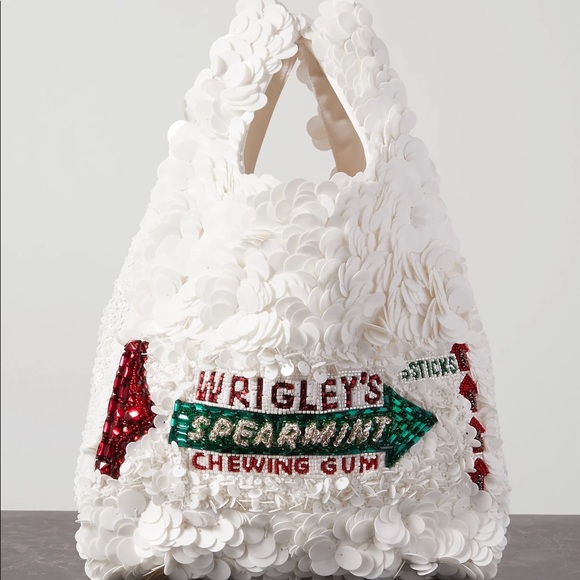 🤍 Anya Hindmarch 👰 Embellished Wrigley’s Tote 🤍 - Picture 2 of 5